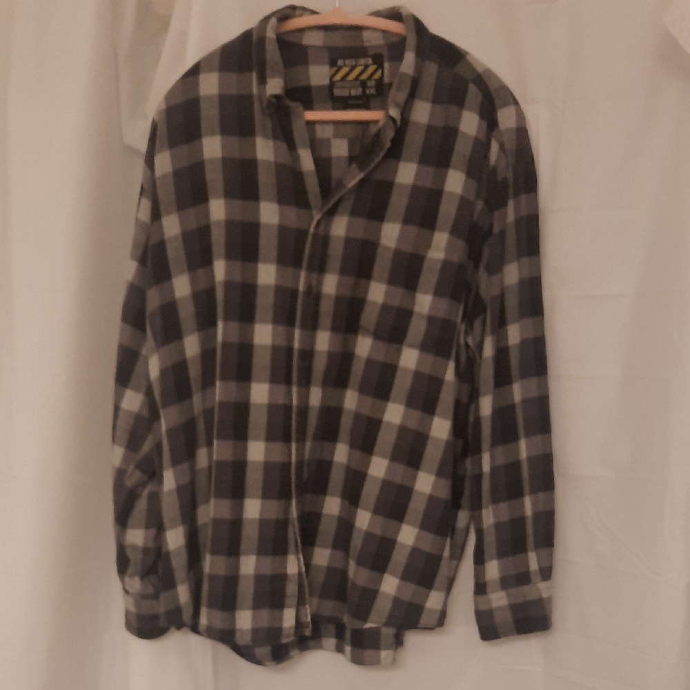 Men's Black and White Plaid Shirt HOST PICK mens style posh party